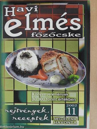 Havi elmés főzőcske 2002/11