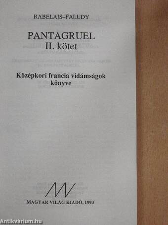 Pantagruel II.