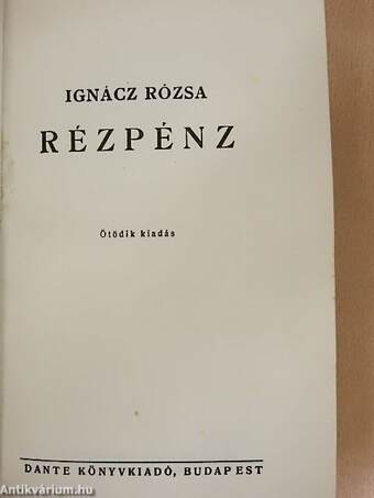 Rézpénz I-II.