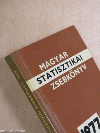 Magyar statisztikai zsebkönyv 1977.