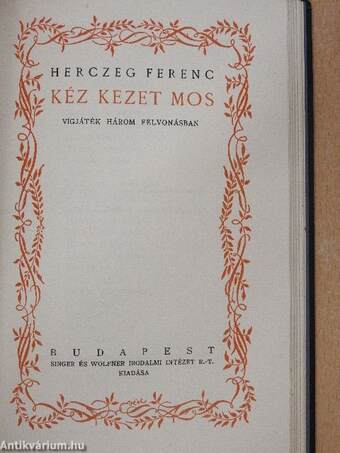 Árva László király/Éva boszorkány/Déryné ifjasszony/Kéz kezet mos