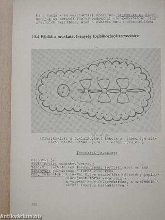 Játékra nevelés és munkatevékenység foglalkoztatástana