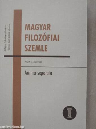 Magyar Filozófiai Szemle 2017/4.