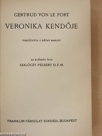 Veronika kendője