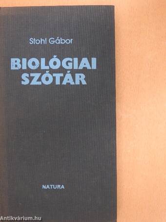 Biológiai szótár