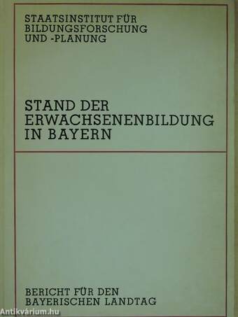 Stand der Erwachsenenbildung in Bayern