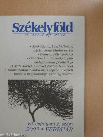 Székelyföld 2003. február