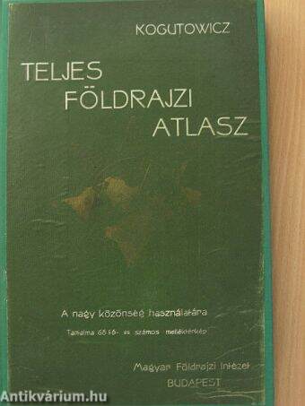 Teljes földrajzi atlasz