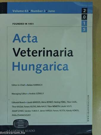 Acta Veterinaria Hungarica June 2015