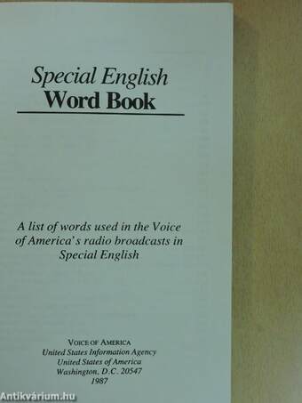 Special English Word Book