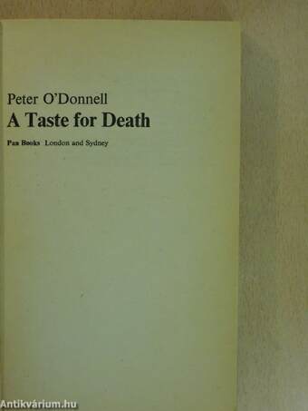 A Taste for Death