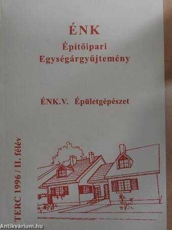 ÉNK-Építőipari Egységárgyűjtemény ÉNK. V.