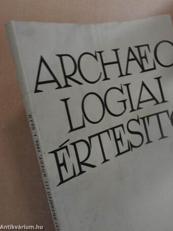 Archaeologiai Értesítő 1984/1.