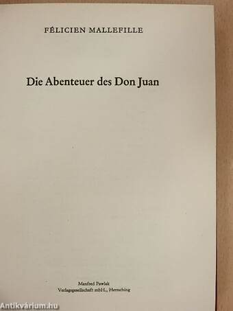 Die Abenteuer des Don Juan