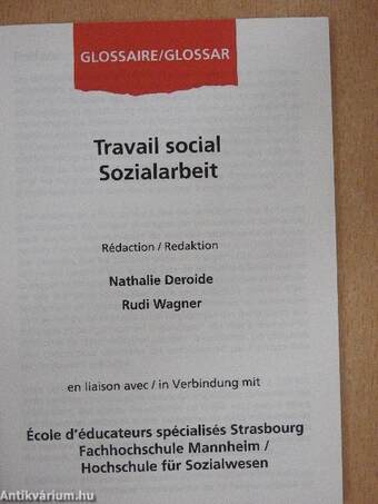 Travail social Sozialarbeit