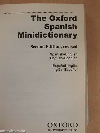 The Oxford Spanish Minidictionary