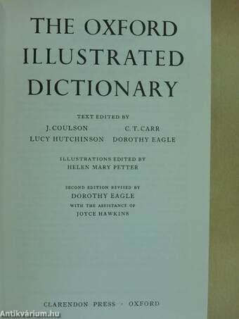 The Oxford Illustrated Dictionary