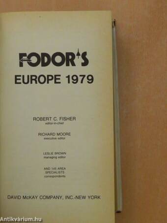 Fodor's Europe 1979