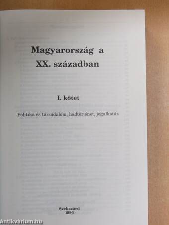 Révai nagy lexikona 1-21./Magyarország a XX. században I-V.