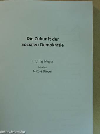 Die Zukunft der Sozialen Demokratie