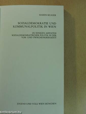 Sozialdemokratie und Kommunalpolitik in Wien