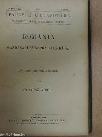 Iparosok olvasótára 1899/1-10.