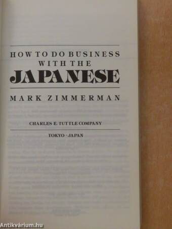 How to do Business with the Japanese