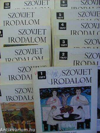 Szovjet Irodalom 1977/1-12.