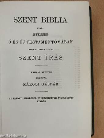 Szent Biblia