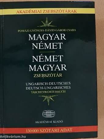 Magyar-német/Német-magyar zsebszótár