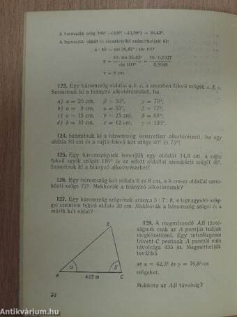 Feladatgyűjtemény matematikából a dolgozók gimnáziuma számára - III. osztály