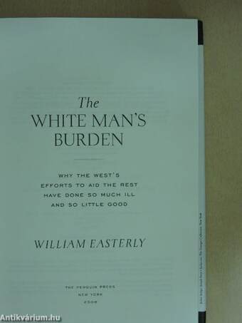 The white man's burden