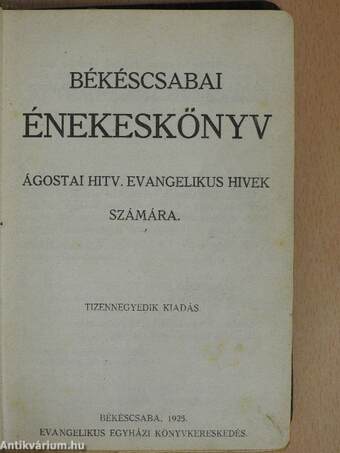 Békéscsabai énekeskönyv