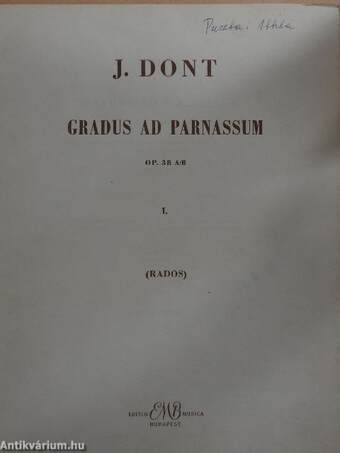 Gradus ad Parnassum I.