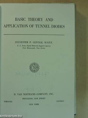 Basic Theory and Application of Tunnel Diodes