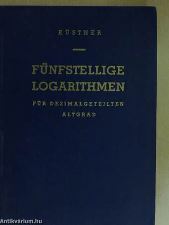 Fünfstellige Logarithmen