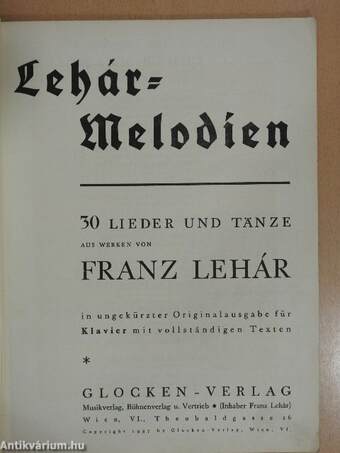 Lehár-Melodien I.