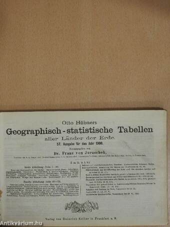 Geographisch-statistische Tabellen