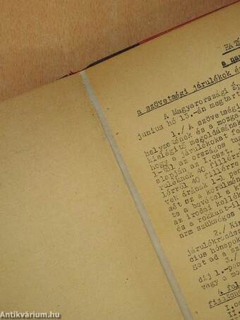 A magyarországi Épitőipari Munkások Országos Szövetsége központi vezetőségének és felügyelőválasztmányának jelentése az 1941-1942. évekről