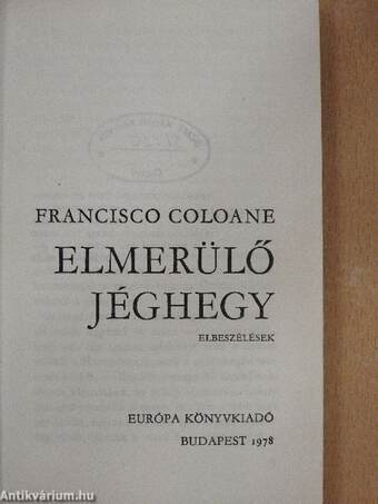 Elmerülő jéghegy