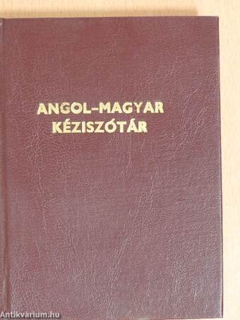 Magyar-angol és angol-magyar kéziszótár II.