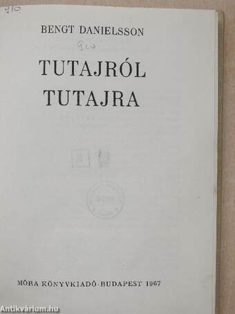 Tutajról tutajra