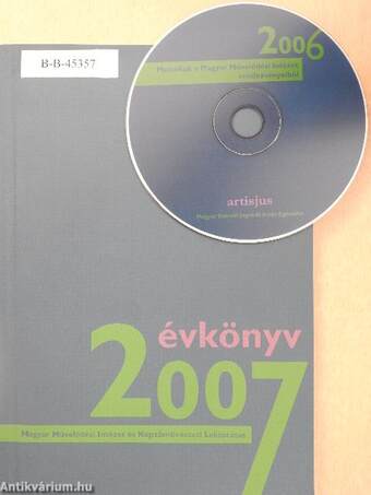 A Magyar Művelődési Intézet és Képzőművészeti Lektorátus Évkönyve 2007 - CD-vel