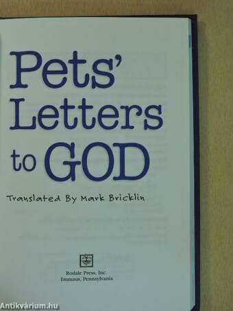 Pets' Letters to God