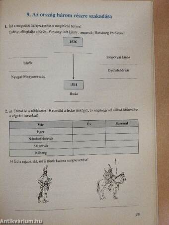 Történelem munkafüzet 9.