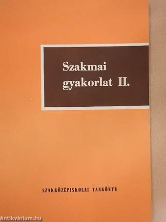 Szakmai gyakorlat II.