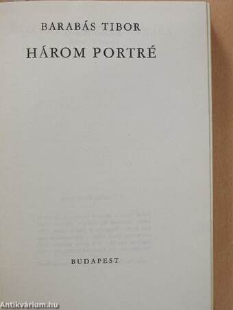 Három portré