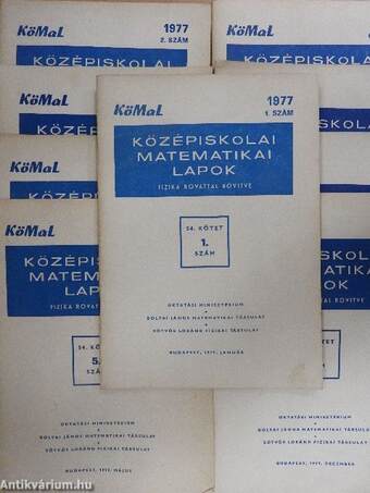 Középiskolai matematikai lapok 1977/1-10.
