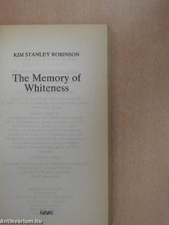 The Memory of Whiteness