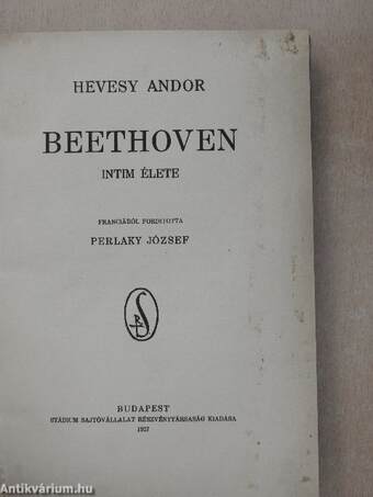 Beethoven intim élete